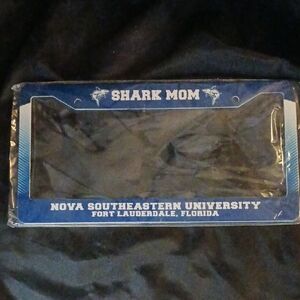 Nova Southeastern University - Shark Mom License Plate Frame